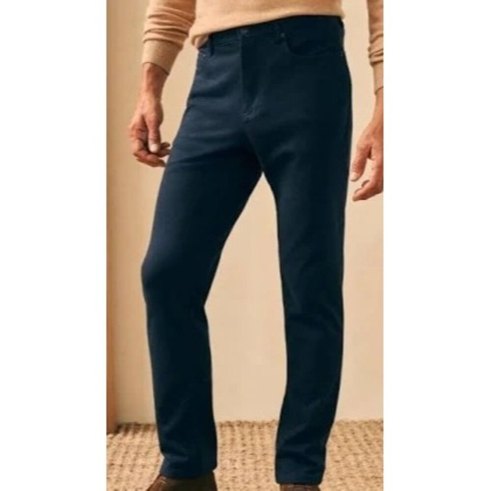 Faherty Knit‎ Flannel 5-Pocket Mens Pants NWT - MSRP $198 Size - 42x34